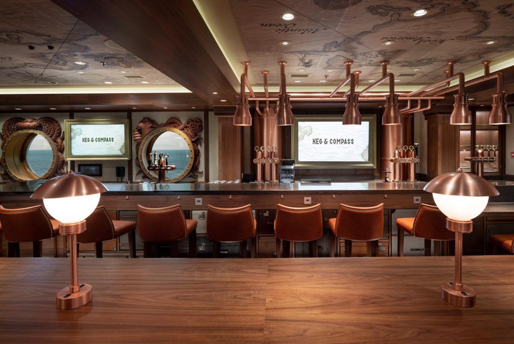 Bar Keg Compass Disney Wish