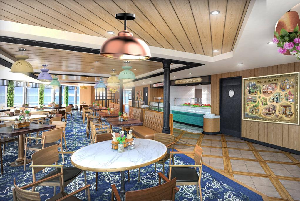 Buffet Marceline Market Disney Wish