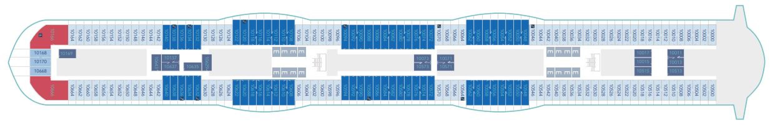 Cubierta 10 Disney Wish