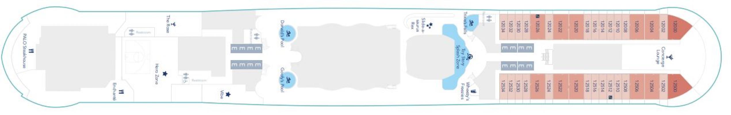 Cubierta 12 Disney Wish