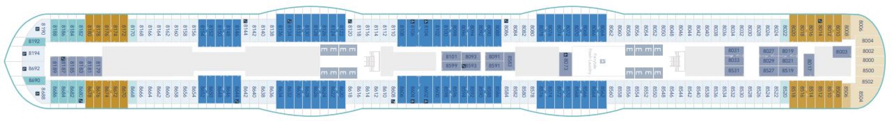 Cubierta 8 Disney Wish