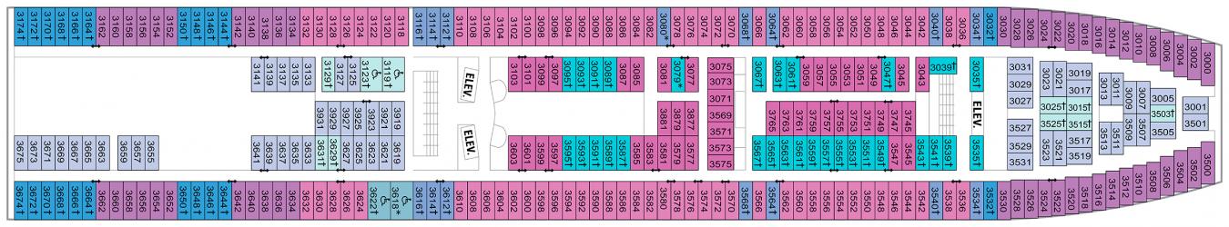 Cubierta 3 Enchantment of the Seas