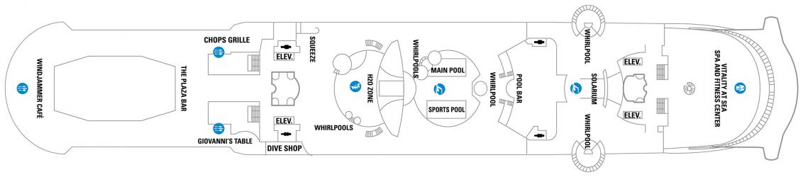 Cubierta 11 Freedom of the Seas