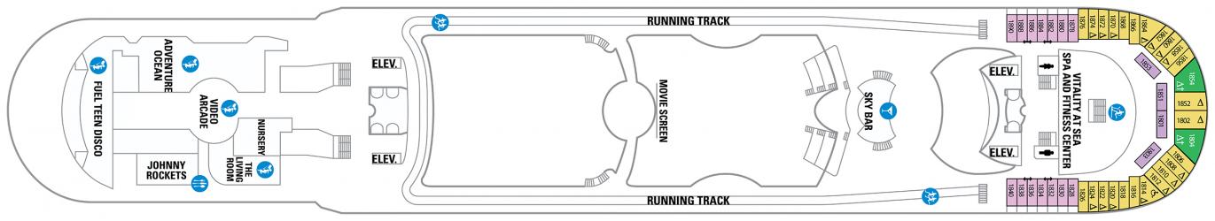Cubierta 12 Freedom of the Seas