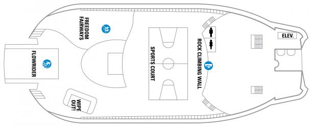 Cubierta 13 Freedom of the Seas