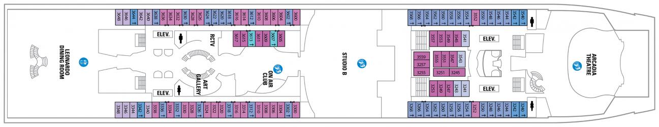 Cubierta 3 Freedom of the Seas