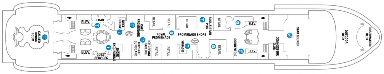 Cubierta 5 Freedom of the Seas