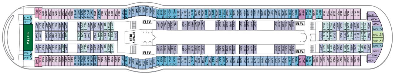 Cubierta 6 Freedom of the Seas
