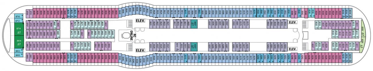 Cubierta 8 Freedom of the Seas