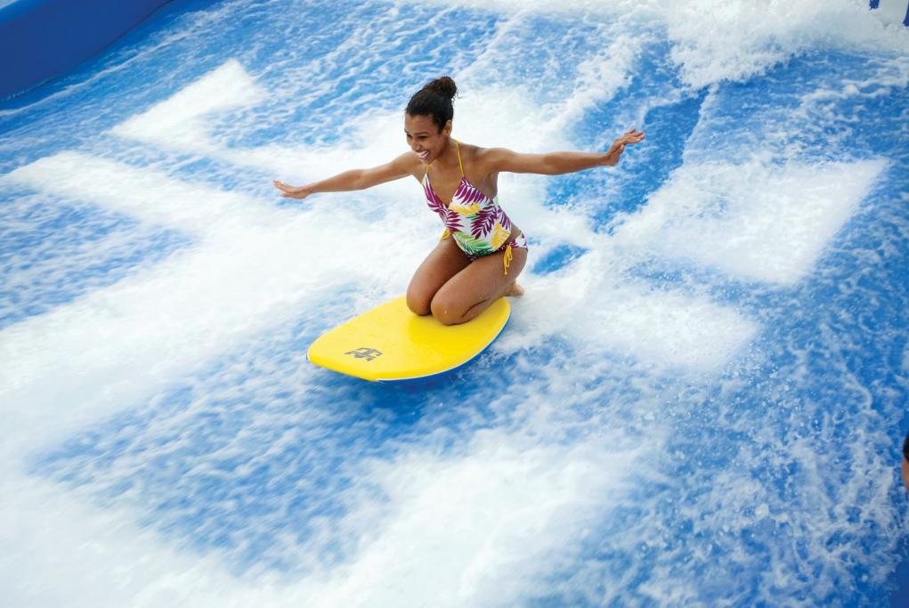 Camarote Surfea en el Flowrider - Freedom of the Seas