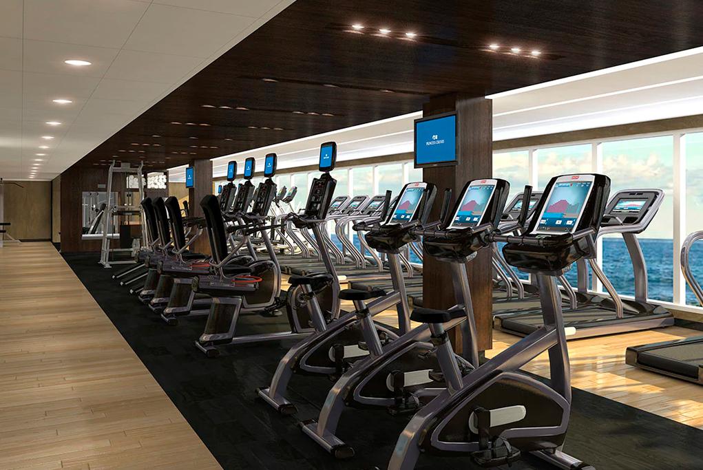 Gimnasio del Lotus Spa Enchanted Princess