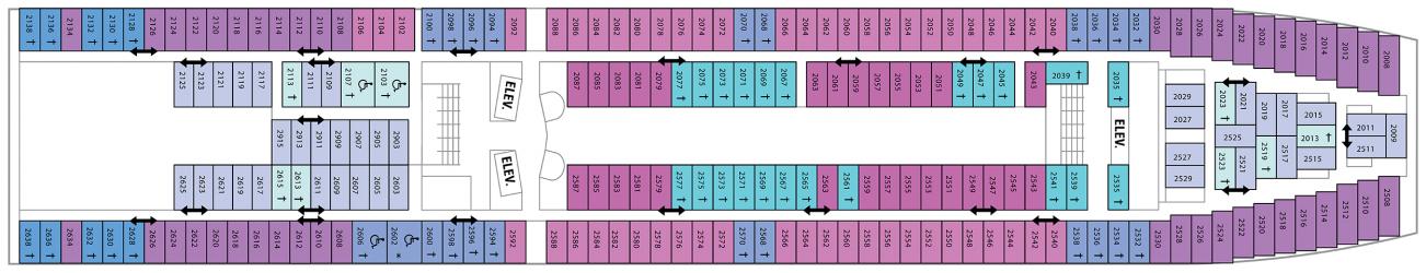 Cubierta 2 Grandeur of the Seas