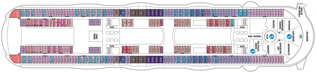 Cubierta 14 Harmony of the Seas