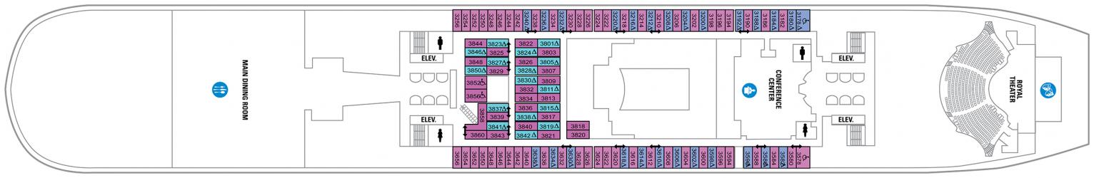 Cubierta 3 Harmony of the Seas