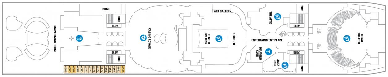 Cubierta 4 Harmony of the Seas