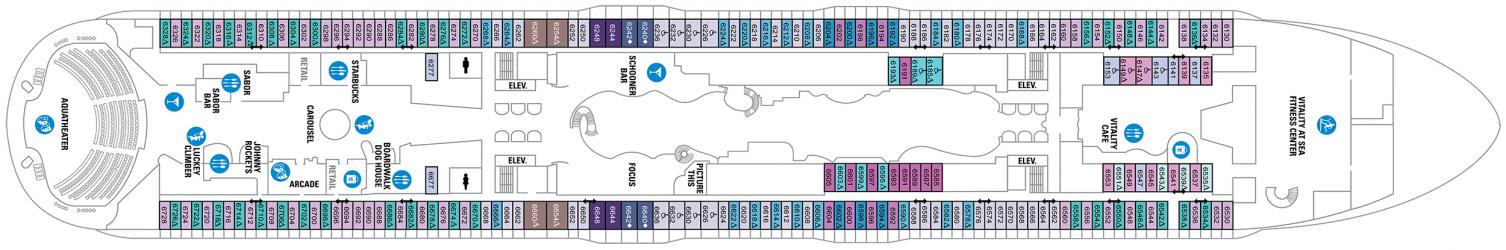 Cubierta 6 Harmony of the Seas
