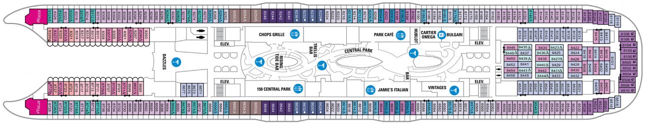 Cubierta 8 Harmony of the Seas