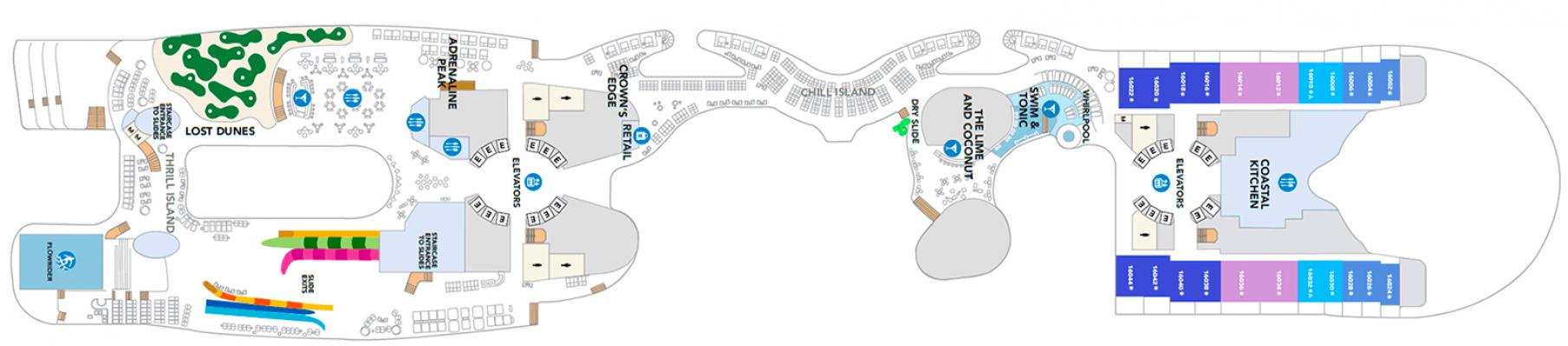 Cubierta 16 Icon of the Seas