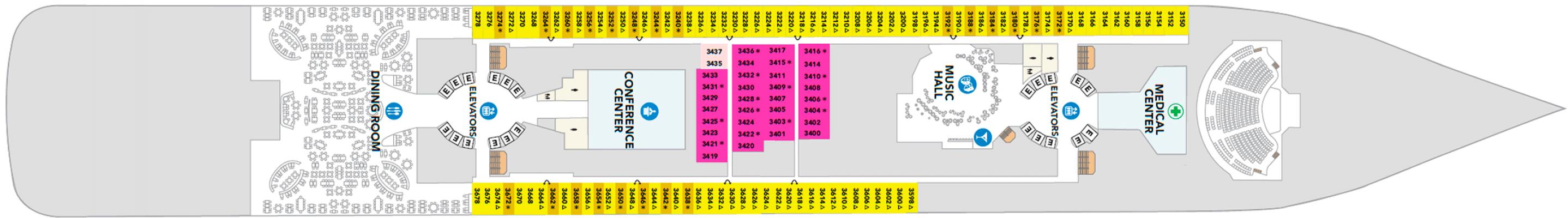 Cubierta 3 Icon of the Seas