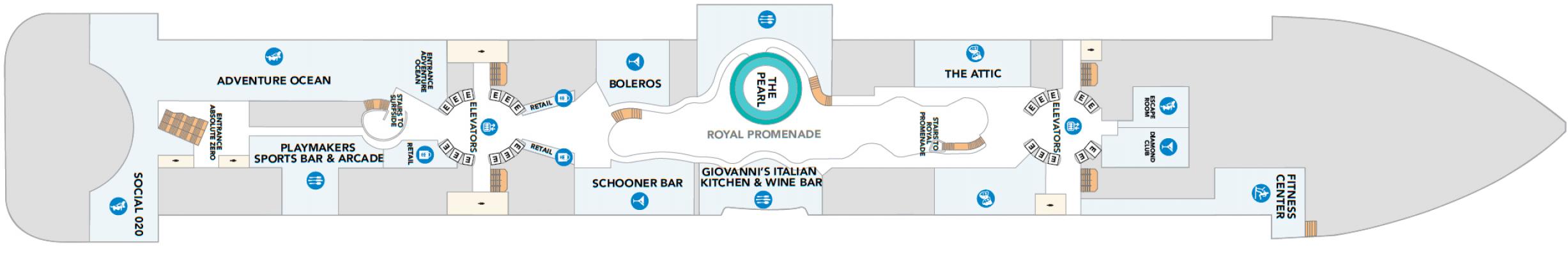 Cubierta 6 Icon of the Seas