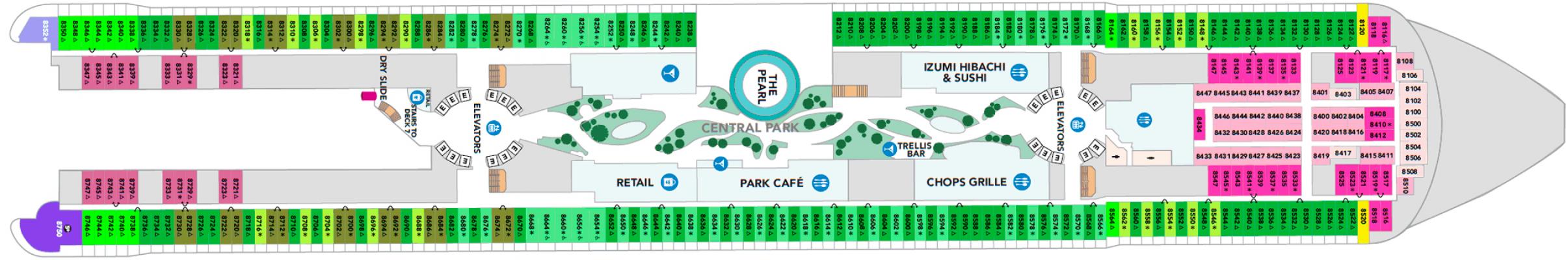 Cubierta 8 Icon of the Seas