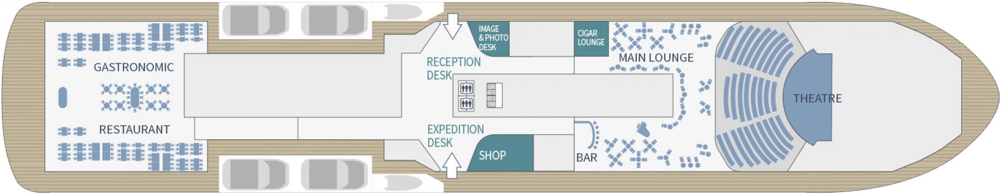 Cubierta Deck 5 Le Commandant Charcot