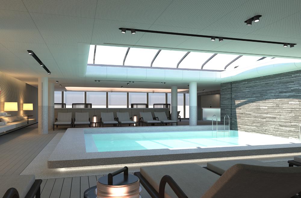 Camarote Piscina interior - Le Commandant Charcot