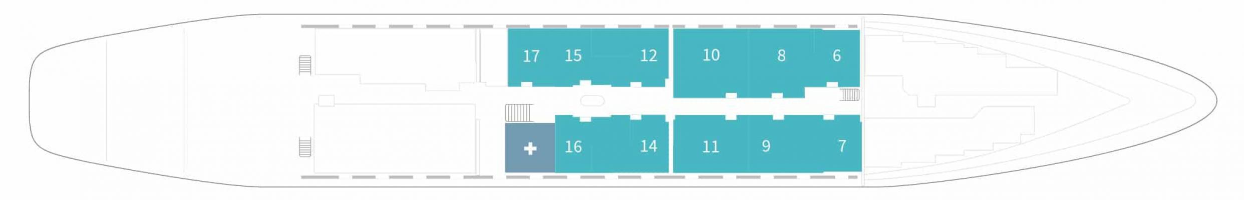 Cubierta Deck 2 Le Ponant