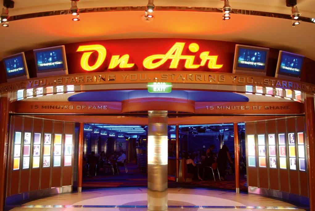 On Air karaoke Liberty of the Seas