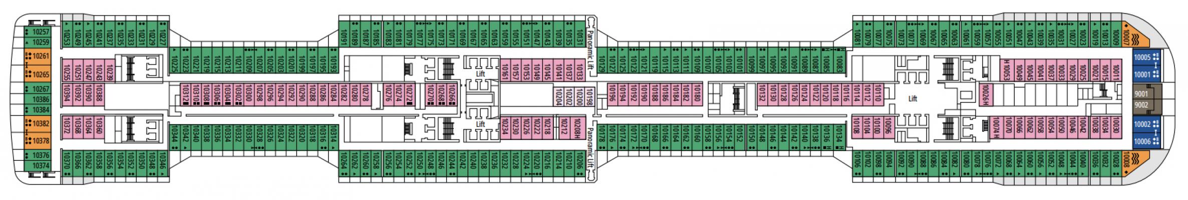 Cubierta 10 - Seaside Evo MSC Bellissima