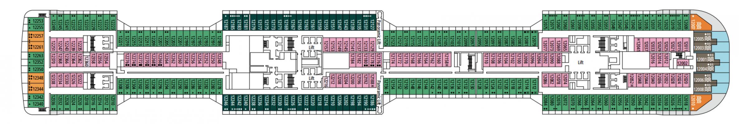 Cubierta 12 - Grandiosa MSC Bellissima