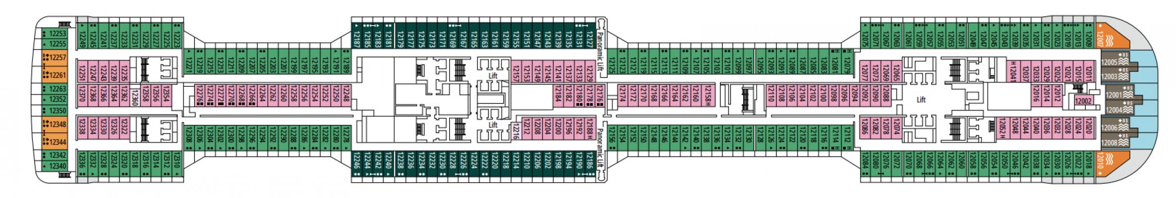 Cubierta 13 - Magnifica MSC Bellissima