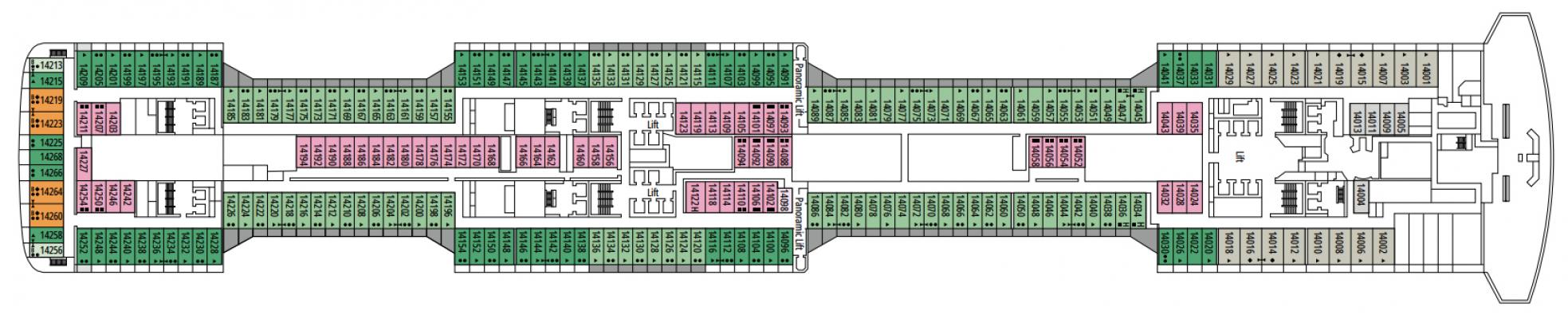 Cubierta 14 - World Calss MSC Bellissima