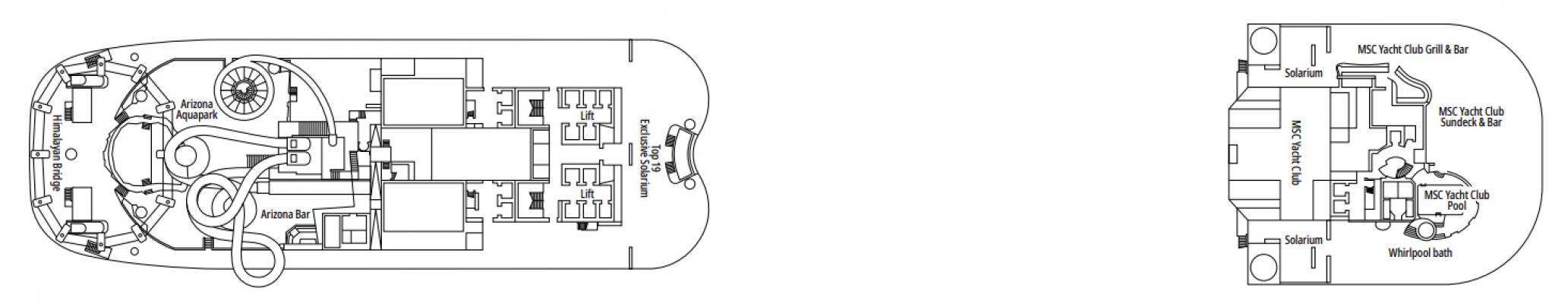 Cubierta 19 - Splendida MSC Bellissima