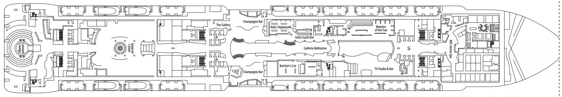 Cubierta 7 - Fantasia MSC Bellissima