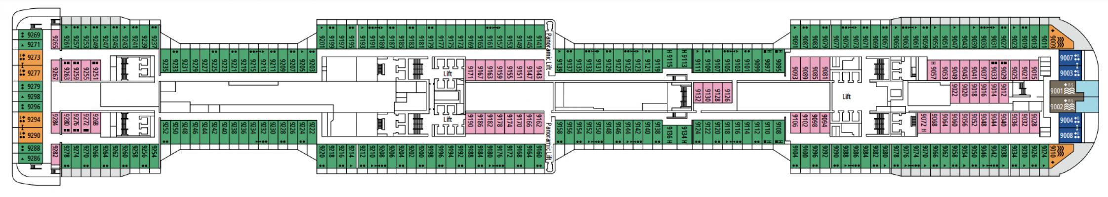 Cubierta 9 - Seaside MSC Bellissima