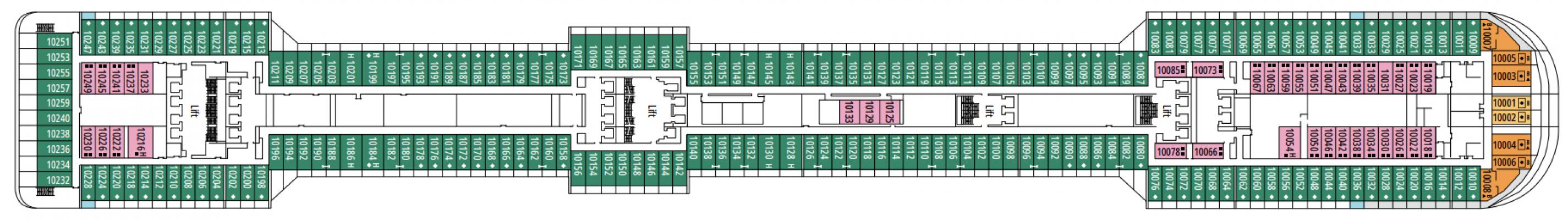 Cubierta 10 - Sogno MSC Fantasia