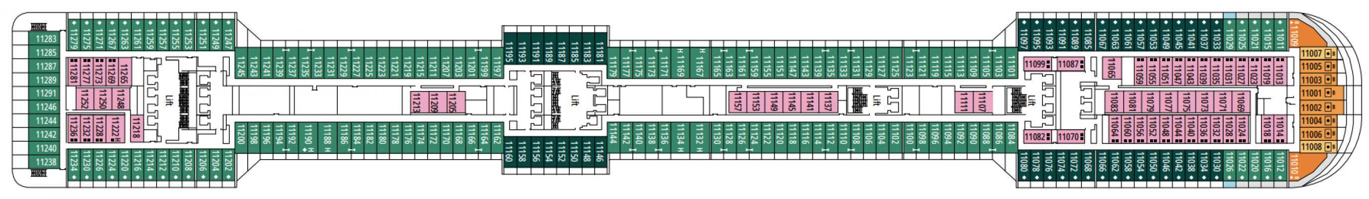 Cubierta 11 - Meraviglia MSC Fantasia