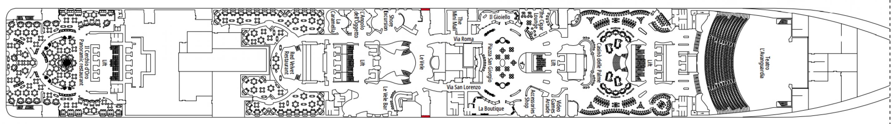 Cubierta 6 - Magnifico MSC Fantasia