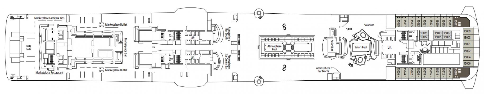 Cubierta 15 - Cezanne MSC Grandiosa
