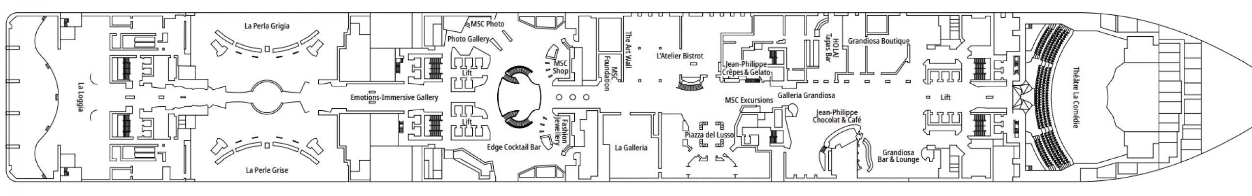 Cubierta 6 - Da Vinci MSC Grandiosa