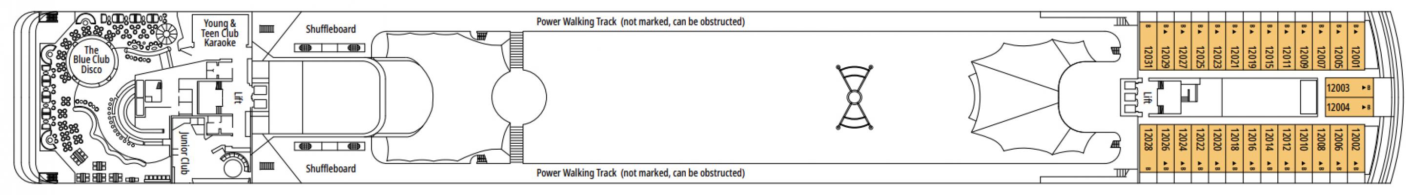 Cubierta 12 - Rossini MSC Lirica