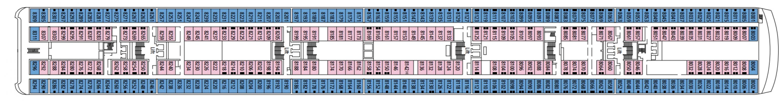 Cubierta 8 - Paganini MSC Lirica