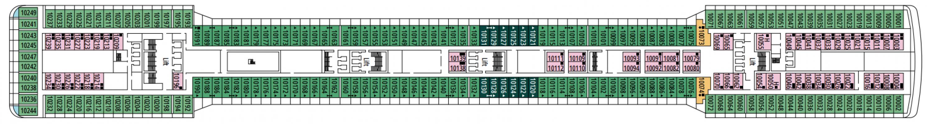 Cubierta 10 - Riccione MSC Magnifica