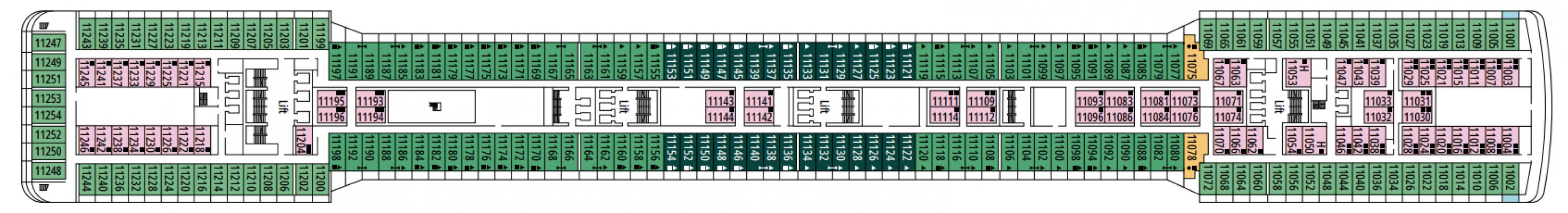 Cubierta 11 - Ischia MSC Magnifica