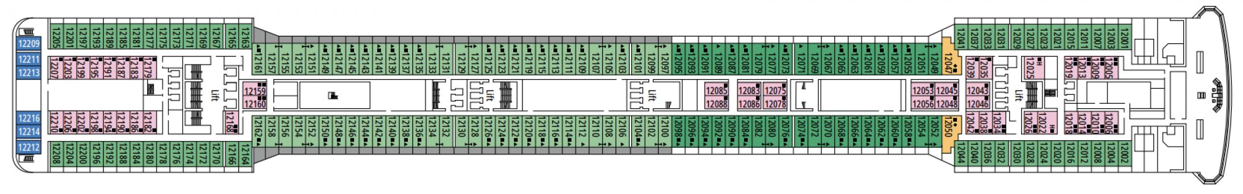 Cubierta 12 - Porto Venere MSC Magnifica