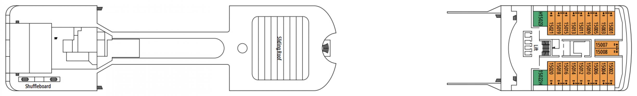 Cubierta 15 - Capri MSC Magnifica