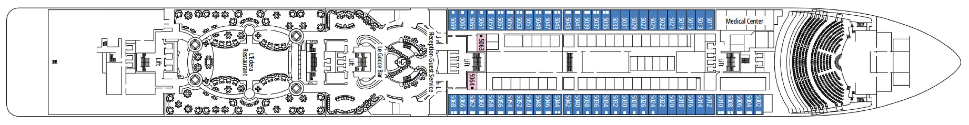 Cubierta 5 - Sorrento MSC Magnifica