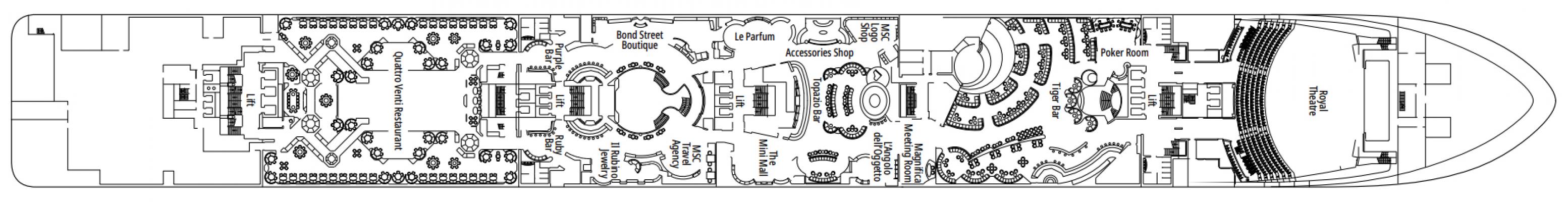 Cubierta 6  - Portofino MSC Magnifica