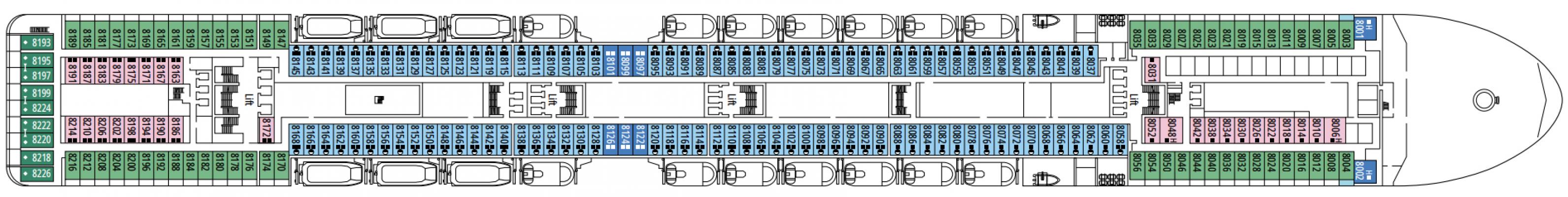 Cubierta 8 - Camogli MSC Magnifica
